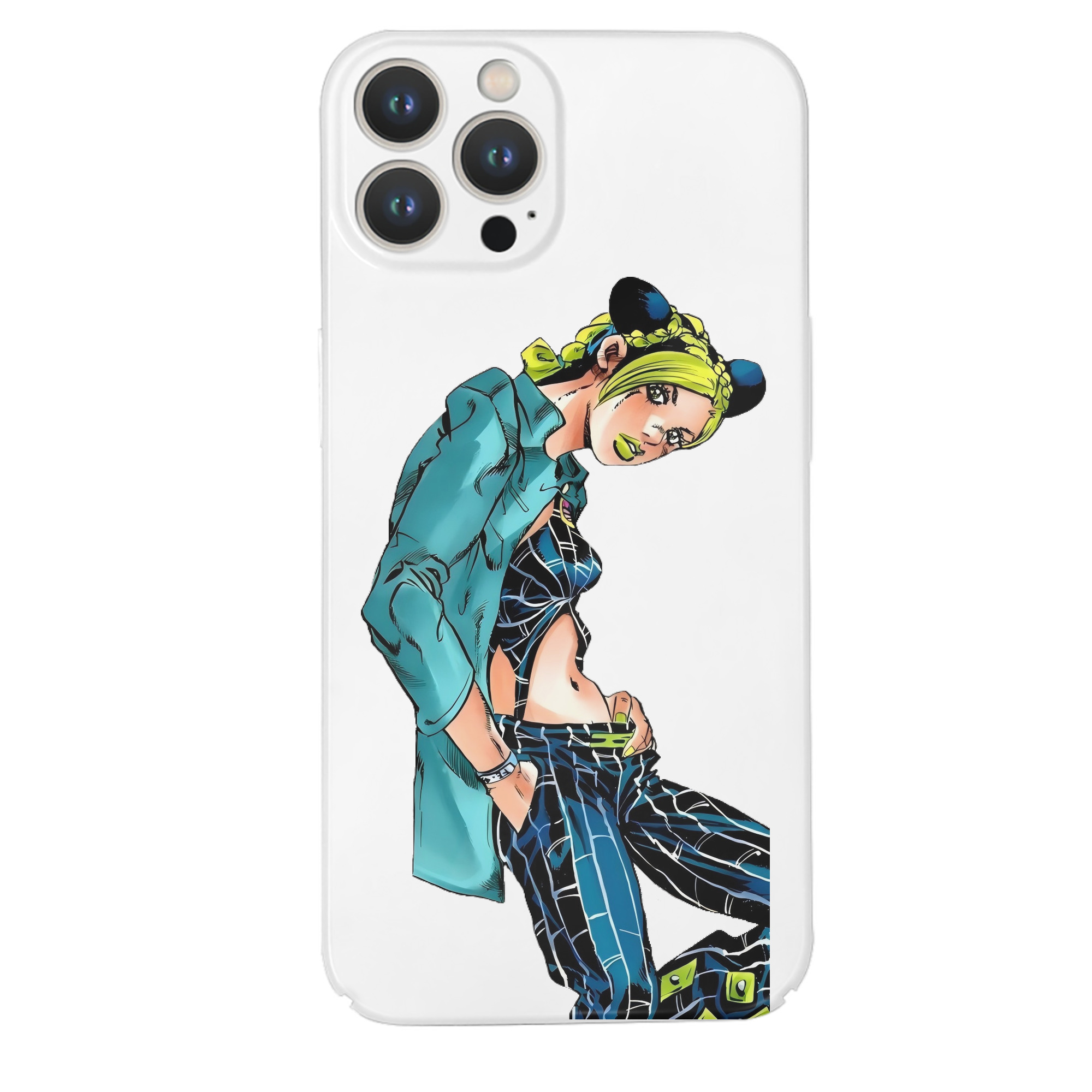 （画像用） "ジョジョの奇妙な冒険 くうじょう ジョリーン JoJo's Bizarre Adventure Jolyne Cujoh " 【iPhone 14シリーズ対応】ハードケース